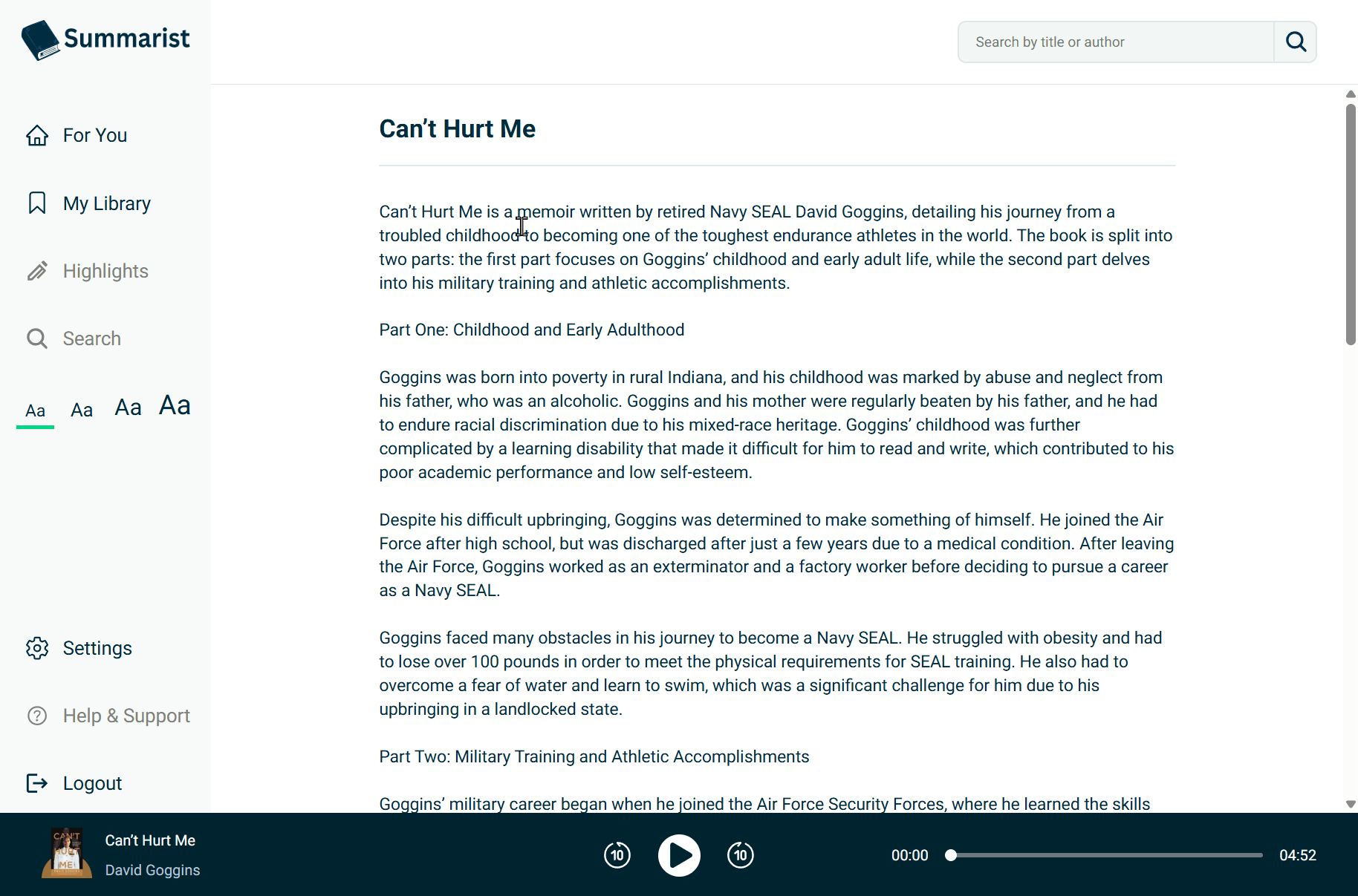 Summarist preview 3